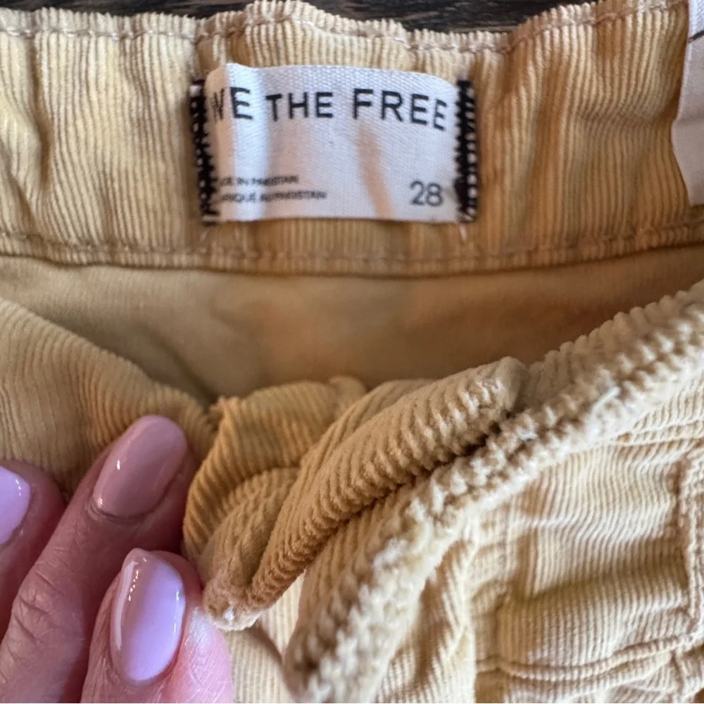We The Free‎ Libre Cord Wide-Leg Jeans Size 28 NWT